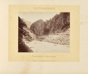 Caminho de ferro de São Gotardo: ponte do Ticino perto de Dazio Grande