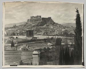 Vista da Acrópole de Adolphe Braun and Co.