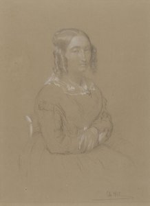 retrato da senhora de Adolphe Felix Cals