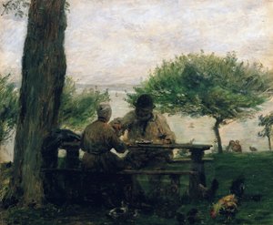 A refeição em Honfleur, 1875