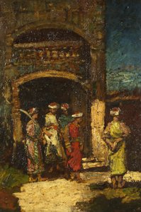 The Executioner, c.1860-80 (óleo no painel)