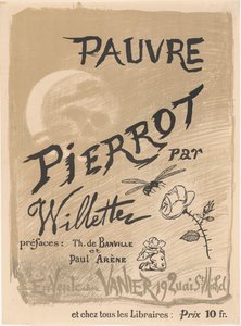 Pôster de Pauvre Pierrot de Adolphe Léon Willette de Adolphe Leon Willette