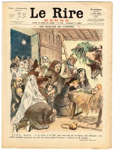 Capa de "The Red Laughter", Satirical in Colors de Adolphe Leon Willette