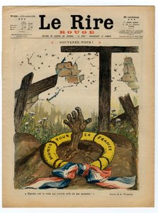 Capa de "The Red Laughter", Satirical in Colors de Adolphe Leon Willette