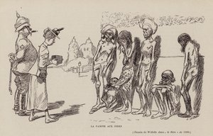 Fome na Índia de Adolphe Leon Willette