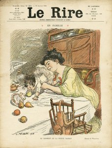 Ilustração de Adolphe dit Willette (1857-1926) para a capa de Le Lire de Adolphe Leon Willette