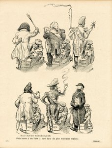A Placa de Manteiga, número 123, Satirical in Colour de Adolphe Leon Willette