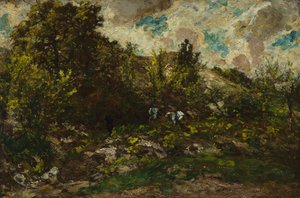 Outono, c. 1867-1869. de Adolphe Joseph Thomas Monticelli