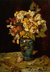 Flores em um vaso azul, 1879-1883.