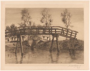 Ponte Ponte (II) (título no objeto) de Adolphe P.H J. van Weezel Errens (signed by artist)