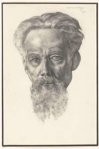 Fotoreprodução de um retrato de um homem por Han van der Kop de Adriaan Bijl