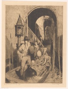 Antiquário em Veneza (título original no objeto)