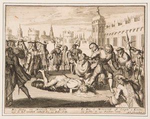 A execução do duque de Monmouth de Adriaan Schoonebeek