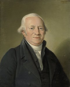 Cornelis Sebille Roos (1754-1820), negociante de arte de Amsterdã e guardião da Nationale Konst-Gallery em Huis ten Bosch, Haia de Adriaan de Lelie