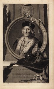 Henrique VII (1457-1509) (gravura) de Adriaan van der (after) Werff