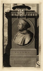 Thomas Wolsey (1473-1530) (gravura) de Adriaan van der (after) Werff