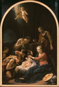 Adoração dos pastores, 1703 de Adriaan van der Werff