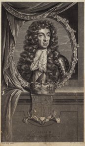 Retrato do rei charles ii de Adriaan van der Werff