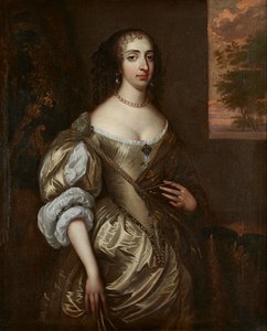 Retrato de Maria de Orange (óleo sobre tela) de Adriaen (circle of) Hanneman