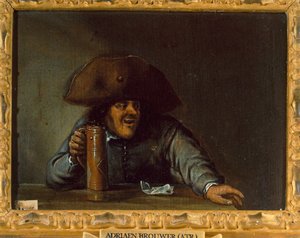 Bebedor masculino. 889 ... de Adriaen Brouwer