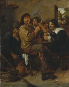 Os fumantes, c.1636