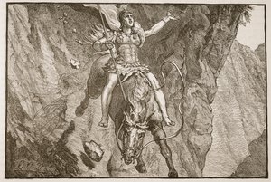 O sacrifício de Curtius de Adriaen Brouwer