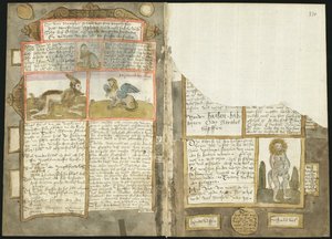Visboeck de Adriaen Coenen - KB 78 E 54 - fólios 329v (esquerda) e 330r (direita)