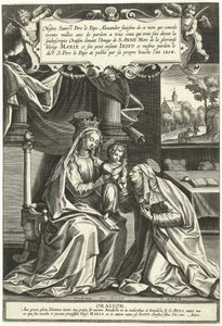 Ana em três de Adriaen Collaert