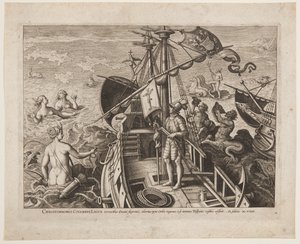 Cristóvão Colombo de Adriaen Collaert