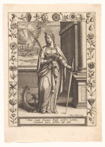 Santa Catarina de Adriaen Collaert
