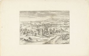 Paisagem com uma quinta
Paisagens à volta de Antuérpia (título da série) de Adriaen Collaert