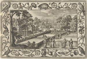 Apanhar milho no Sabbath
Paisagens com cenas bíblicas, mitológicas e cenas de caça (título da série)