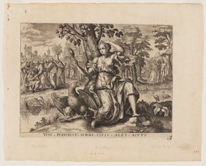 Visão, de Os Cinco Sentidos de Adriaen Collaert