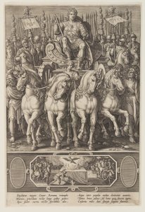 O triunfo de César de Adriaen Collaert