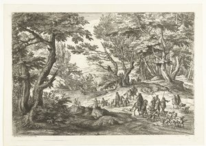 Paisagem com grupo de caça
Paisagens com caçadores (título da série)