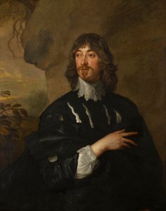 Retrato do Coronel, mais tarde Lord Goring. Conde de Norwich (1585-1663), c.1605-63 (óleo sobre tela) de Adriaen Hanneman