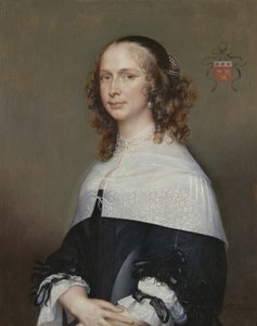 Retrato da esposa de Nicolas van der Haer, 1661