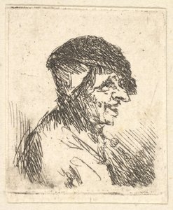 Chefe do camponês, século XVII. de Adriaen Jansz. van Ostade