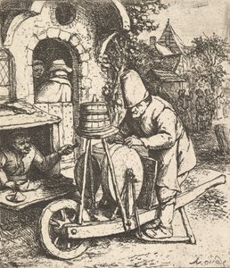 O Knifegrinder, 1610-85. de Adriaen Jansz. van Ostade