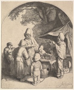 O charlatão, 1610-85. de Adriaen Jansz. van Ostade