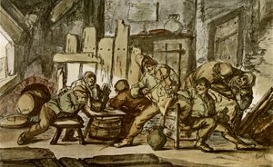 O músico camponês de uma taberna de aldeia de Adriaen Jansz. van Ostade