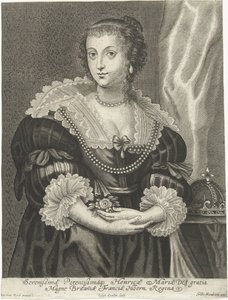 Retrato de Henrietta Maria, esposa de Carlos I de Inglaterra