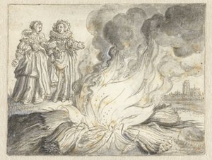 «A paixão é o fogo de nada mais do que palha» de Adriaen Pietersz van de Venne