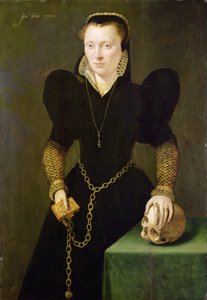 Katheryn de Berain (1535-91) 1568 (óleo sobre painel) de Adriaen van Cronenburgh