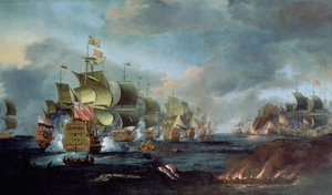 A Batalha de Lowestoft, 3 de junho de 1665