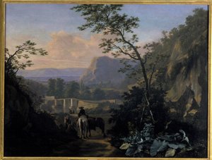 Paisagem do Sul com o Cavaleiro, 1654