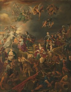 Alegoria da Paz sob Stadholder Willem II de Adriaen van Nieulandt (I)