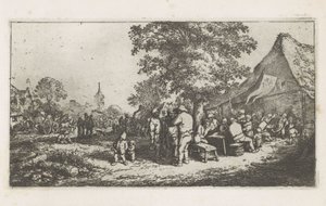 feira do agricultor de Adriaen van Ostade