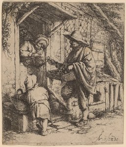 Vendedor de óculos de Adriaen van Ostade