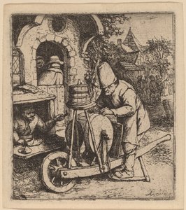 Moedor de facas de Adriaen van Ostade